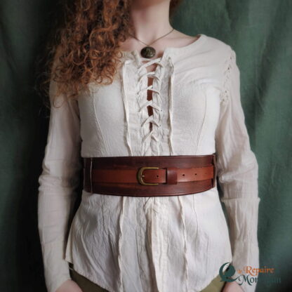 Ceinture "Élaine" Marron